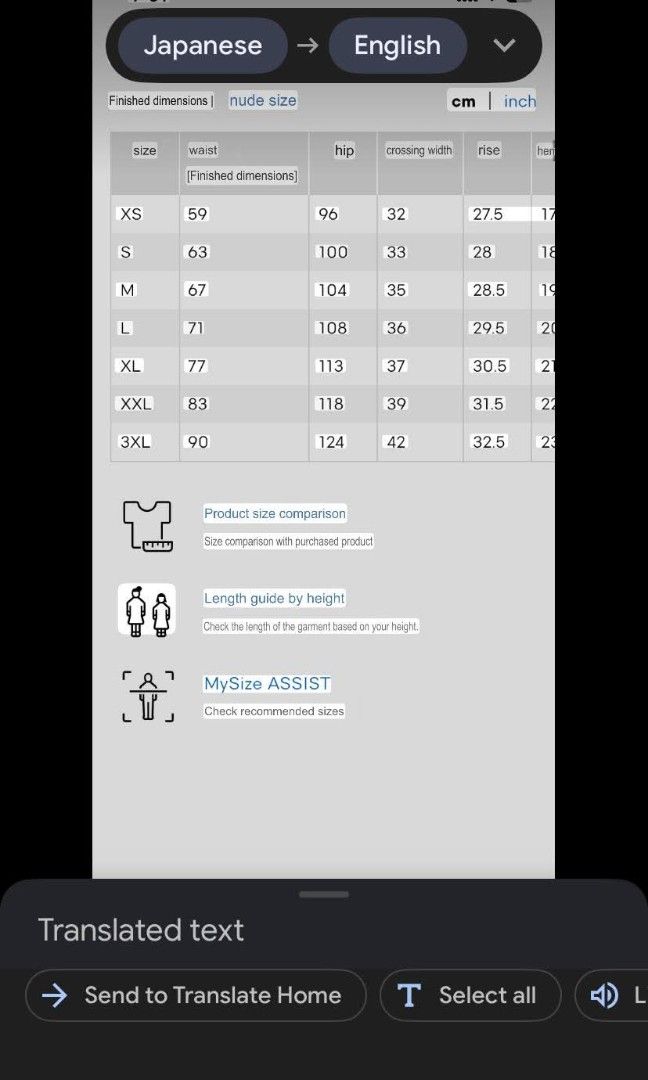 Baggy Pants (Category: Jeans) located in Quezon City. Submitted by milrieljvaliente (Listing ID 1462777874, Image 3). Description: XXXL please refer to sizing measurement at the 3rd photo.