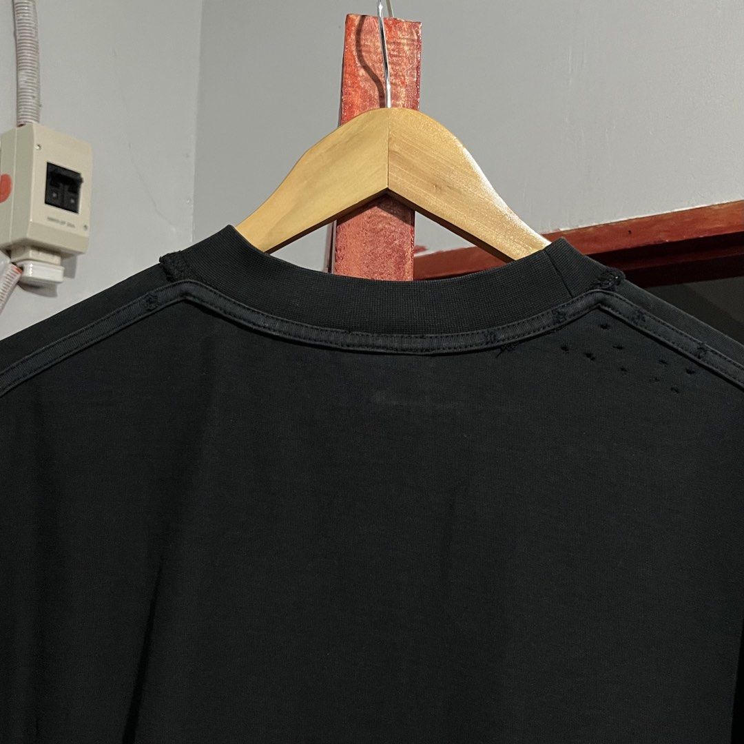 Balenciaga Rainbow Flag Inside out distressed Tee (Category: Luxury Apparel) located in Davao. Submitted by lwndvo (Listing ID 1462878324, Image 3). Description: Balenciaga Rainbow Flag Inside out distressed Tee Vgood UC Holes and the distressing are part of the shirts design Dimensions: Width: 23 Length: 29 Issue/s: Sign of use on print Price: 750 + shipping .