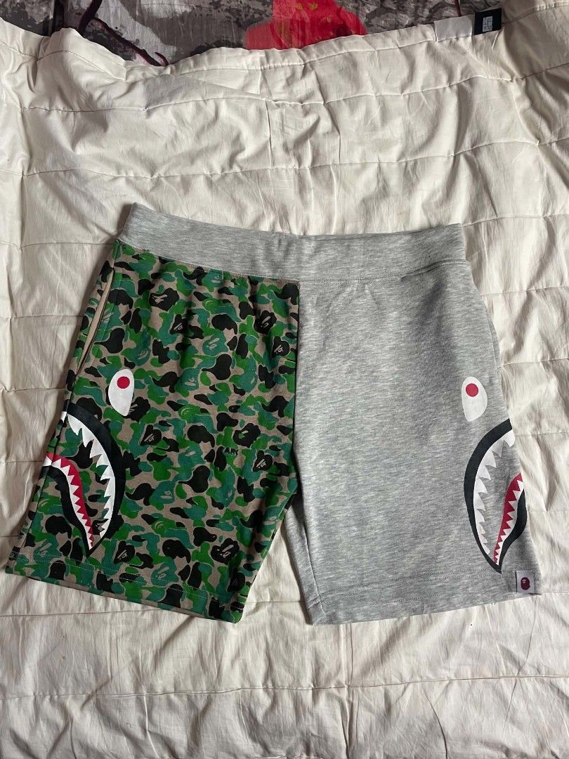 BAPE SHARK SHORT (Category: Shorts) located in Lapu Lapu. Submitted by jc.happyburdagol (Listing ID 1462767607, Image 1). Description: Original Brand new condition No issue Adjustable / Stretchable.