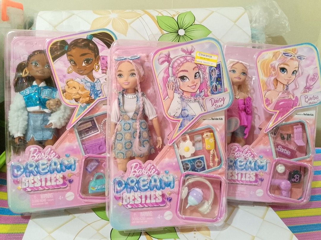 Barbie dolls (Category: Kids Toys) located in Pulilan. Submitted by ginacunanan (Listing ID 1462879267, Image 1). Description: Barbie Dream Besties.