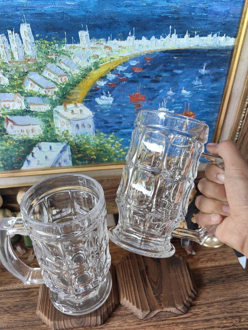 Beer mug thick and heavy (Category: Dinnerware & Cutlery) located in Calamba. Submitted by princesspauliney. (Listing ID 1462729467, Image 3). Description: 350 each 600 take all 2pcs Calamba laguna Jnt direct courier First to pay basis.