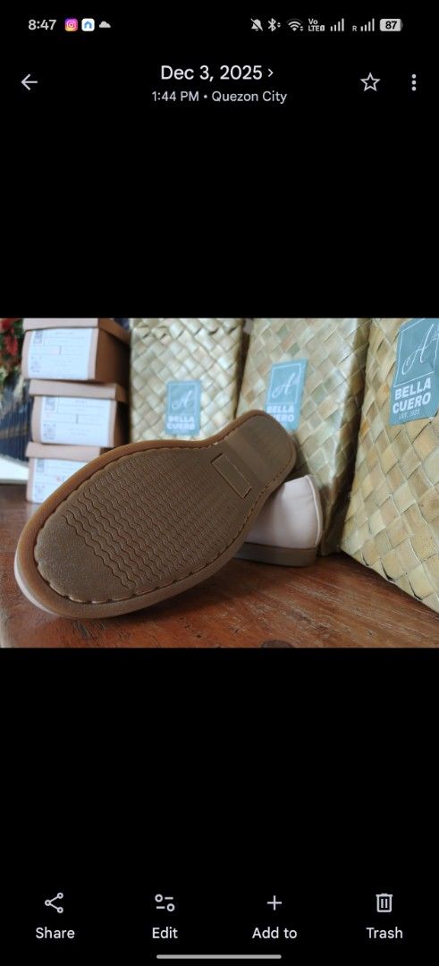 Bella Cuero Leather Oxfords - Light Beige (Category: Loafers) located in Quezon City. Submitted by trace.abella (Listing ID 1462828455, Image 3). Description: - Brand: Bella Cuero - Style: Classic Lace-up Oxfords - Material: Light Beige Leather - Sole: Rubber for excellent grip - Includes: Original box and dust bags - Versatility: Perfect for dressing up or down sizes: 36-39.