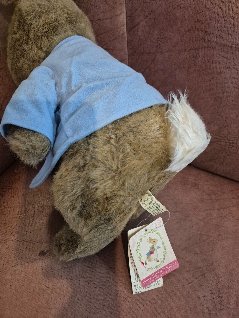 BIG PETER RABBIT (Category: Plushies & Soft Toys) located in Las Pinas. Submitted by peacock.treasures (Listing ID 1462848192, Image 3). Description: Brand New with Paper Tag Peter Rabbit 15" Tall, Sitting Position Perfect for Collections and GIFT to your love one..