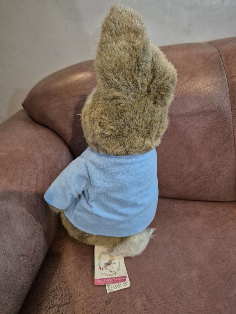 BIG PETER RABBIT (Category: Plushies & Soft Toys) located in Las Pinas. Submitted by peacock.treasures (Listing ID 1462848192, Image 2). Description: Brand New with Paper Tag Peter Rabbit 15" Tall, Sitting Position Perfect for Collections and GIFT to your love one..