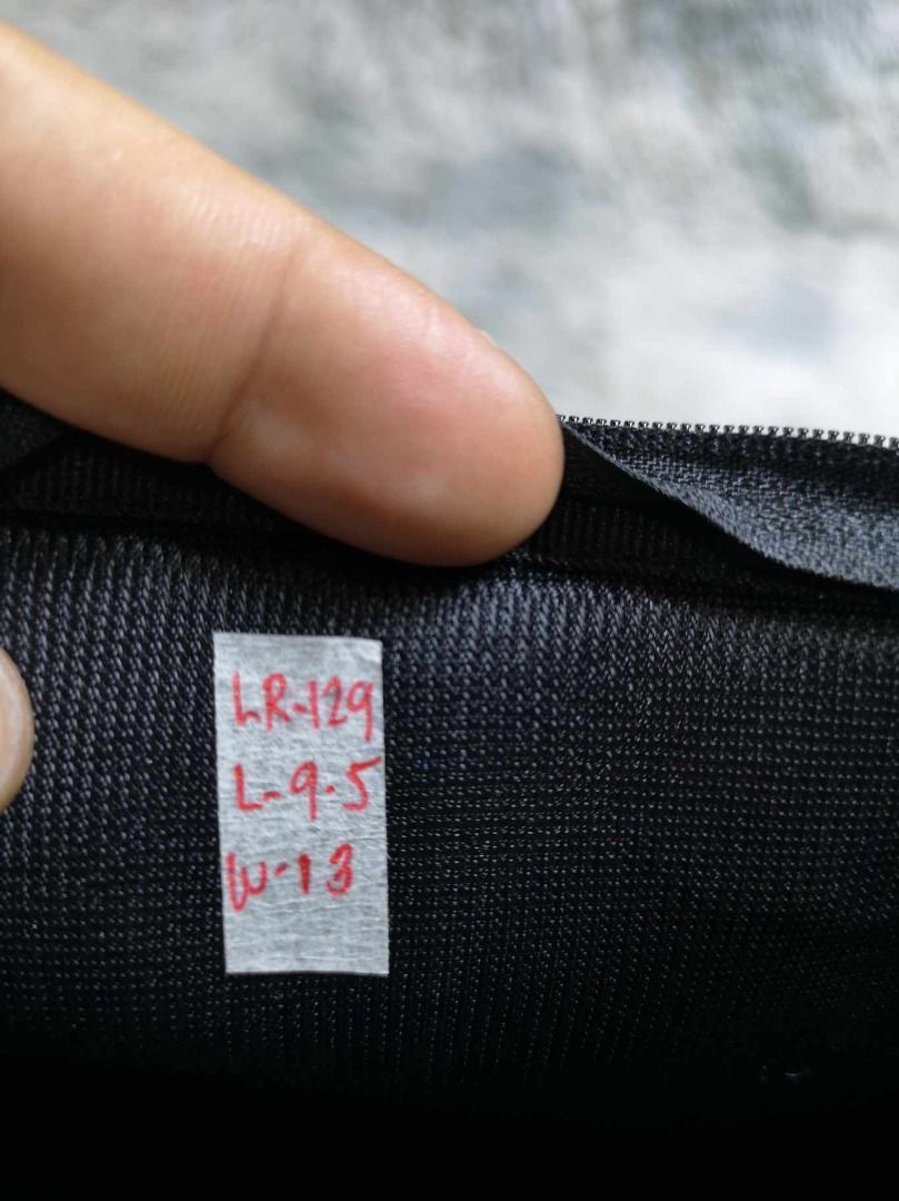 Black Top Zippered Closure Pouch (Category: Stationery & School Supplies) located in Santa Cruz. Submitted by jmy_surplus.2 (Listing ID 1462698776, Image 2). Description: Size ; L - 9.5 W - 13 Color ; Black Type ; Pouch Brand ; No brand Material ; Nylon Style ; Black Zipper Closure Flat Pouch LR 129 JMY 5 Batch #222.
