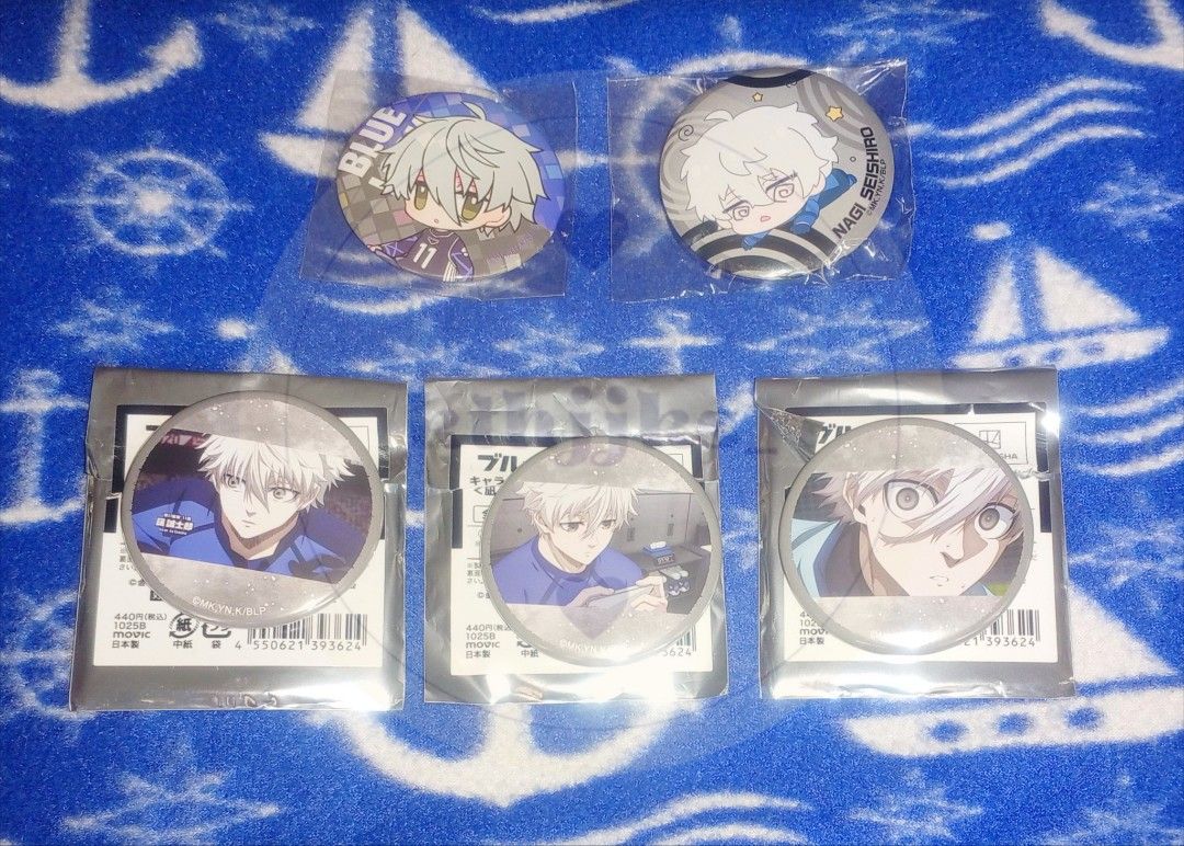 Blue Lock Nagi Seishiro Can Badge SET (Category: Character Goods) located in Marikina City. Submitted by kthjjks_ (Listing ID 1462761610, Image 1). Description: Blue Lock Nagi Seishiro Can Badge SET Php 1200 – free sf via j&t only – less Php 50 sf for SDD MOP: BDO, Gcash, Maya, MariBank, Sterling Bank, GoTyme.