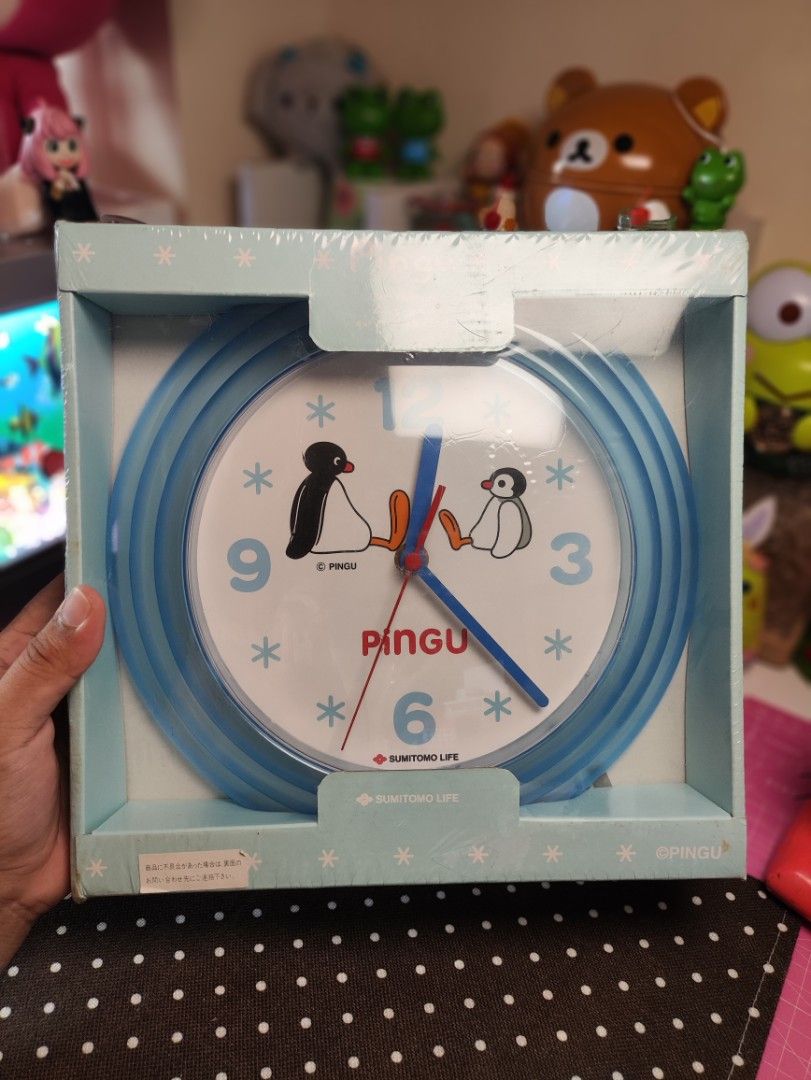 Blue Pingu Clock Brand New from Japan (Category: Clocks) located in Calamba. Submitted by ssatchii (Listing ID 1462736247, Image 1). Description: Pingu Clock ✅ authentic from Japan ✅ collectible ✅ brand new ✅ sealed °🍀✨ 📍 Calamba City, Laguna 💸 GCash / Bank transfer 🚛 Lalamove / J&T Express / TikTok c.o ℹ️ PAYO - Ship within 1-2 days.