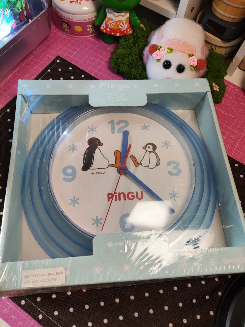 Blue Pingu Clock Brand New from Japan (Category: Clocks) located in Calamba. Submitted by ssatchii (Listing ID 1462736247, Image 2). Description: Pingu Clock ✅ authentic from Japan ✅ collectible ✅ brand new ✅ sealed °🍀✨ 📍 Calamba City, Laguna 💸 GCash / Bank transfer 🚛 Lalamove / J&T Express / TikTok c.o ℹ️ PAYO - Ship within 1-2 days.