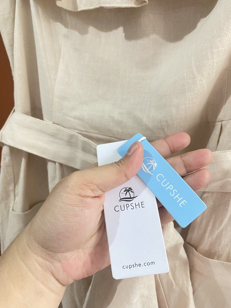 BNEW Cupshe Dress (Category: Dresses) located in Manila. Submitted by qamilluxe (Listing ID 1462766524, Image 3). Description: Pwede offshie, pwede sleeveless type SUPER GANDA TO! Smocking likod (stretchable) LARGE-XL.
