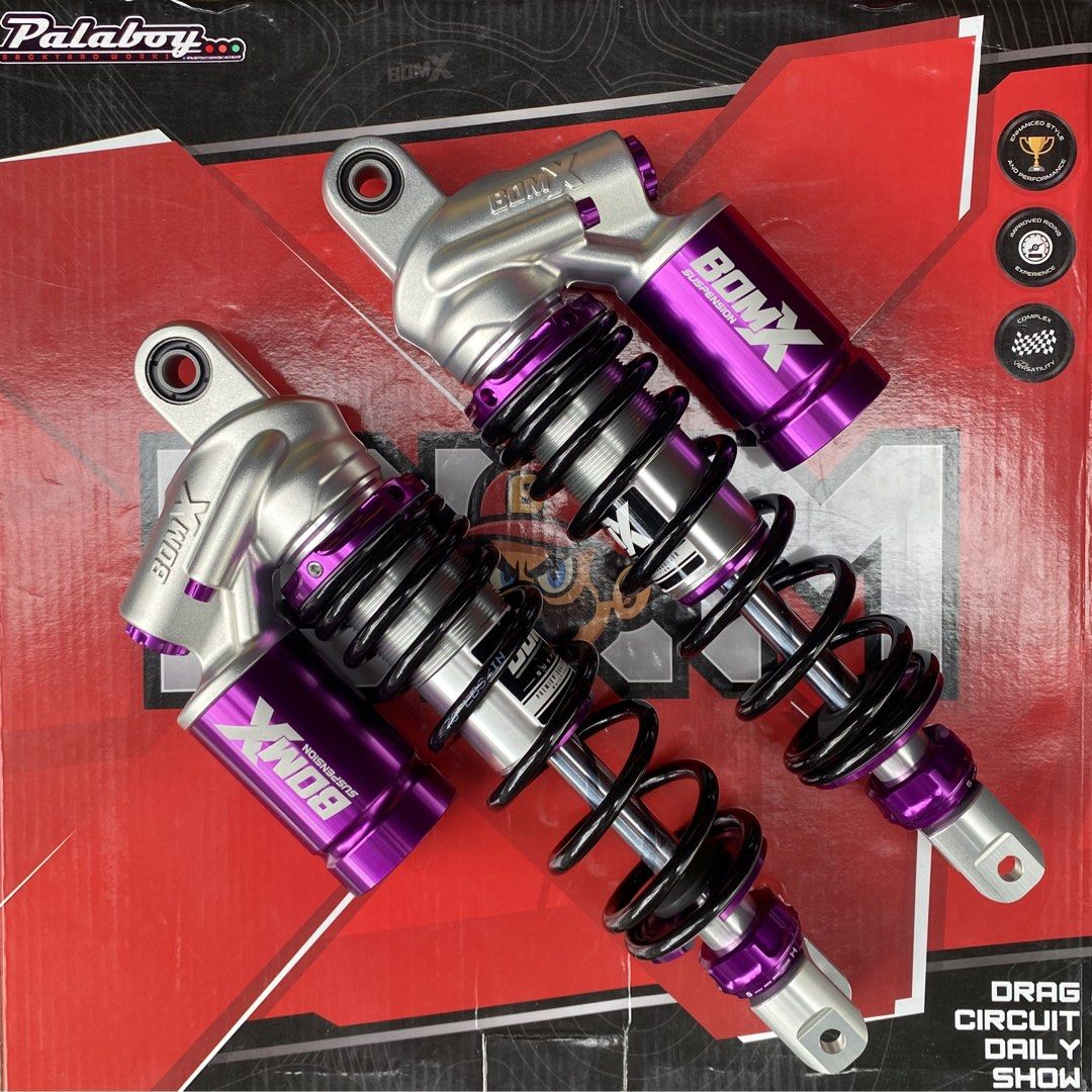 BomX Shock For Nmax (Category: Other Motorcycles Parts and Accessories) located in Manila. Submitted by althealopez_dragon (Listing ID 1462746926, Image 2). Description: For Sale BomX Shock‼️ Pulse Silver Nmax Pulse Blk/Sil Nmax Pulse Violet Nmax Force Sp Silver Nmax Location: Pateros, Metro Manila Waze: Palaboy Backyards Works-Motor Shop DM NA AGAD BOSS📩.