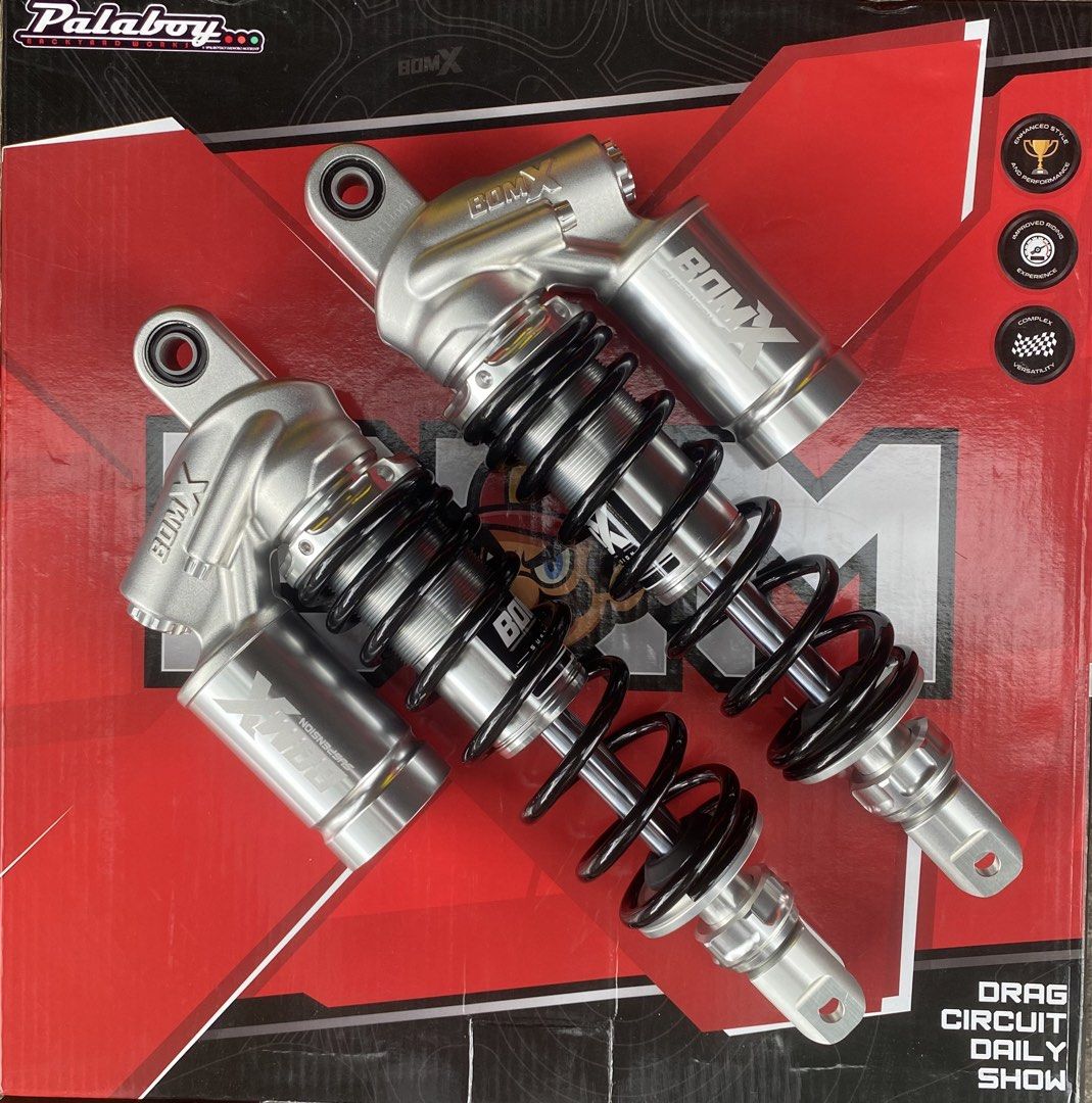 BomX Shock For Nmax (Category: Other Motorcycles Parts and Accessories) located in Manila. Submitted by althealopez_dragon (Listing ID 1462746926, Image 3). Description: For Sale BomX Shock‼️ Pulse Silver Nmax Pulse Blk/Sil Nmax Pulse Violet Nmax Force Sp Silver Nmax Location: Pateros, Metro Manila Waze: Palaboy Backyards Works-Motor Shop DM NA AGAD BOSS📩.