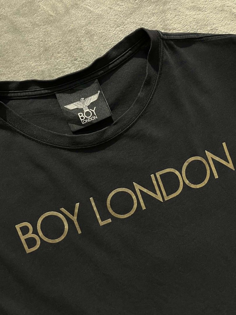 Boy London (Category: Activewear) located in Manila. Submitted by zenwind_3cdc42 (Listing ID 1462829704, Image 2). Description: BOY London Geometric Eagle Back-Print Tee • Authentic Asnew Condition • No issue Excellent Condition • Color rate 10/10 • ₱550 php + ship • dimes 28x19 • Ship via j&t // lalamove // door to door • Payment Via Gcash // Cash.