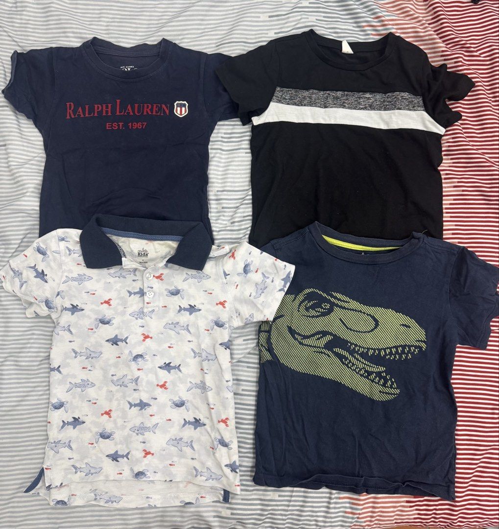 Boys' Tops and Shorts Bundle - Various Brands & Sizes (Category: Babies & Kids Fashion) located in Cavite. Submitted by preloved_mommyandkidsph (Listing ID 1462762157, Image 3). Description: pre-loved clothes 💙 👕 14 pcs boys’ tops 📏 Fits 3–4 years old ✨ All in good condition 🏷️ Brands include Uniqlo, Mothercare, Cotton On, Kids Headquarters & H&M 💰 ₱800 for all 14 pcs Perfect for everyday wear. Selling as a bundle only. 📍 Pre-loved items, p