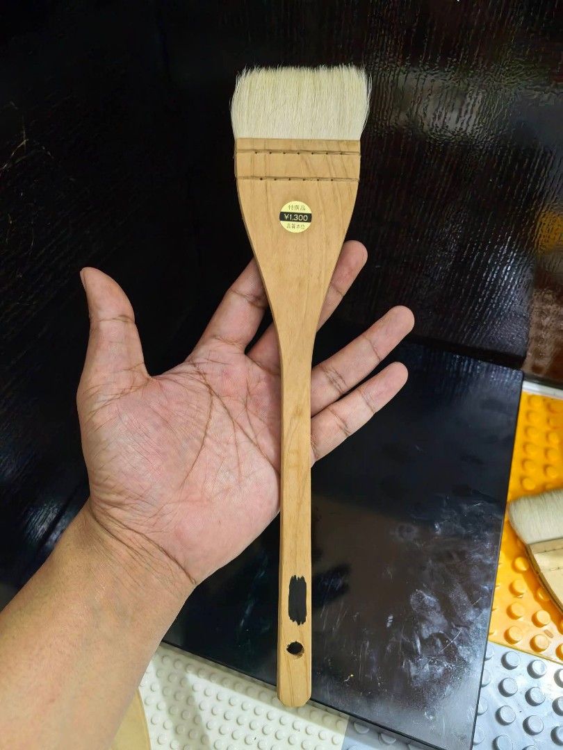 Brush - Hake Brush (Category: Craft Supplies & Tools) located in Cebu City. Submitted by dudes_villanueva (Listing ID 1462815582, Image 1). Description: Brush - Hake Brush Brand New 📌 A traditional flat painting and wash tool made with soft white goat hair stitched into a wooden handle. 📌 Material: Soft goat hair bristles and a flat wooden handle. 📌 Uses: Ideal for watercolor washes, blending, applying gesso, or spreading paste and sizing on p