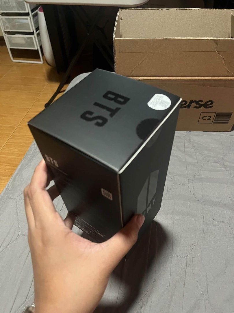 [ONHAND] BTS ARMY BOMB VER. 4 SEALED/UNOPENED LIGHTSTICK (Category: K-Wave Merchandise) located in Valenzuela. Submitted by hachiebi (Listing ID 1462811065, Image 3). Description: BTS ARMY BOMB VER. 4 LIGHTSTICK *Cross posted on FB* - SEALED. Never used. - Bought from Weverse - Can provide proof authenticity (Weverse) - Complete inclusions - On hand and ready to ship Money back if proven fake. DM if inch! .