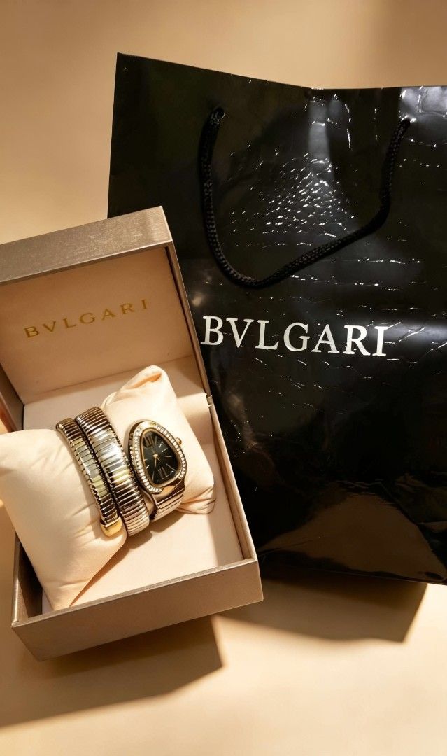 BVLGARI WATCH WOMAN (Category: Luxury Watches) located in Manila. Submitted by _louisse (Listing ID 1462866069, Image 1). Description: NO ISSUE GOOD AS NEW NO SCRATCH WITH BOX AND BAG NEGOTIABLE PRICE FOR SURE BUYER.
