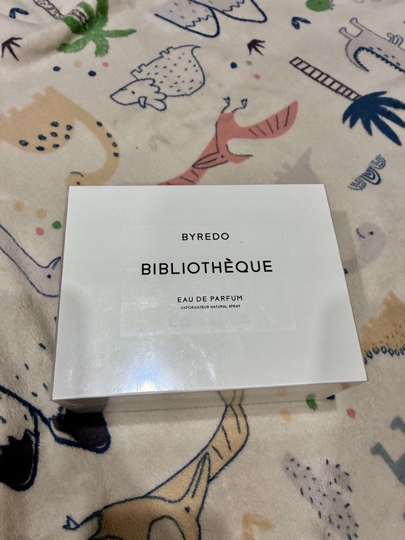 BYREDO BIBLIOTHÈQUE Eau de Parfum (Category: Fragrance & Deodorants) located in Tabuk. Submitted by twotimestooo (Listing ID 1462835258, Image 3). Description: - Authentic Byredo Bibliothèque Eau de Parfum - Vaporisateur Natural Spray - Ref N° 500167 - Batch code 9039HM - Unboxed - Guaranteed authentic, sold by authorized Byredo stockists.
