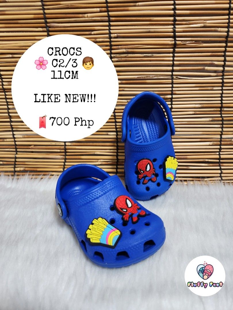 C2/3- Preloved Original Crocs for kids (Category: Babies & Kids Fashion) located in Navotas City. Submitted by FluffyFeet (Listing ID 1462761013, Image 1). Description: NEW ARRIVAL❗️ This is a PRELOVED ORIGINAL CROCS FOR KIDS❗️ Please manage your expectations ❤️ 📌Strictly MINE NOW, PAY NOW ONLY❗️ (Unless suki na po na maayos kausap at iwas cancellation) 📌You may ask for other photos before placing an order/s STRICTLY NO RETURN, NO EXCHANGE UNLE