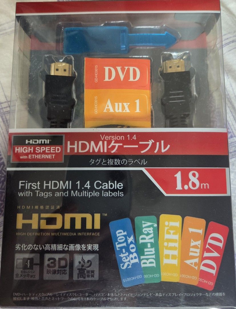 cable （分類：電視組件及配件）位於 Hong Kong。 由 jnycheung 提交（商品編號 1462687804，圖片 3）。簡介： 全新。$30 each。