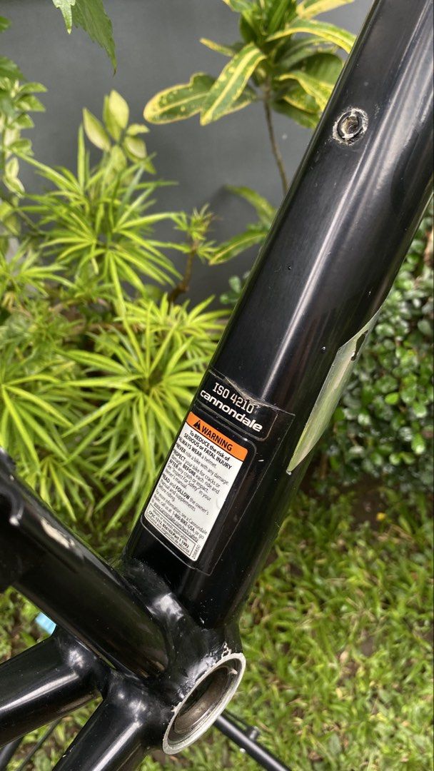 Cannondale CAAD12 Frameset (Category: Bicycles) located in Santa Rosa. Submitted by lif3behindbars (Listing ID 1462803950, Image 3). Description: For Sale: Cannondale CAAD12 Black Inc Frameset Size50 Aksium Wheels Bundle with Mavic Aksium Wheels: 22k CAAD12 size50 - In good condition - BB30A BB shell (BB30 bearings included) - Some scratches, signs of usage, slammed fork - Will include stem, C3 seatpost, and new C2 Carbon seatpost (Di2), new BB30