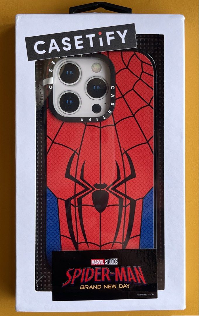 Casetify Spider-man (Category: Cases & Sleeves) located in Consolacion. Submitted by luckymepancitcanton (Listing ID 1462729680, Image 1). Description: Brand New CASETiFY Case (Not for Pro Max) Brand new, unused CASETiFY case, still in its original unopened packaging. Purchased by mistake thinking it was for the Pro Max model. Pristine condition and ready to ship/pick up!.