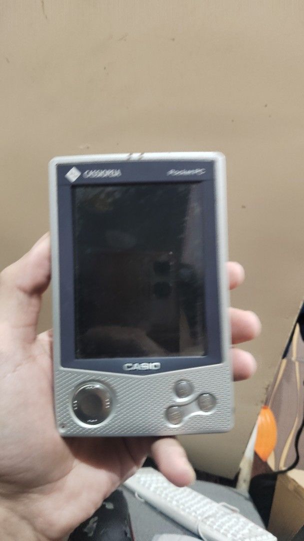 Casio Cassiopeia Pocket PC E-125 (Category: Other Gadgets) located in Baguio. Submitted by maryhazel.22 (Listing ID 1462813854, Image 1). Description: - Casio Cassiopeia Pocket PC - Model: E-125 - Powered by Microsoft Windows - Comes with original protective case - Ideal for collectors and retro tech enthusiasts - Made in Japan -not tested wala akong charger neto -png parts or collection -as is.