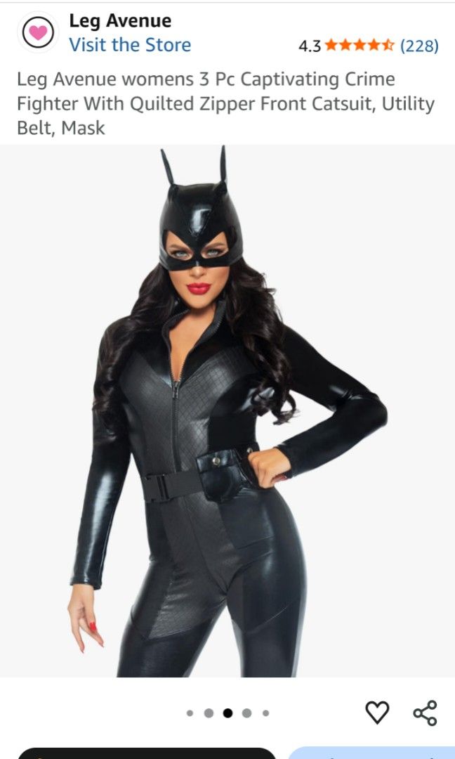Cat woman body suit (missing mask) (Category: Sets or Coordinates) located in Quezon City. Submitted by preloved_by_mariekondo (Listing ID 1462739833, Image 3). Description: Cat woman costume (adult) bought on Amazon for $89 Used it for Superhero themed costume party once Size Small Very good to excellent condition No issues.