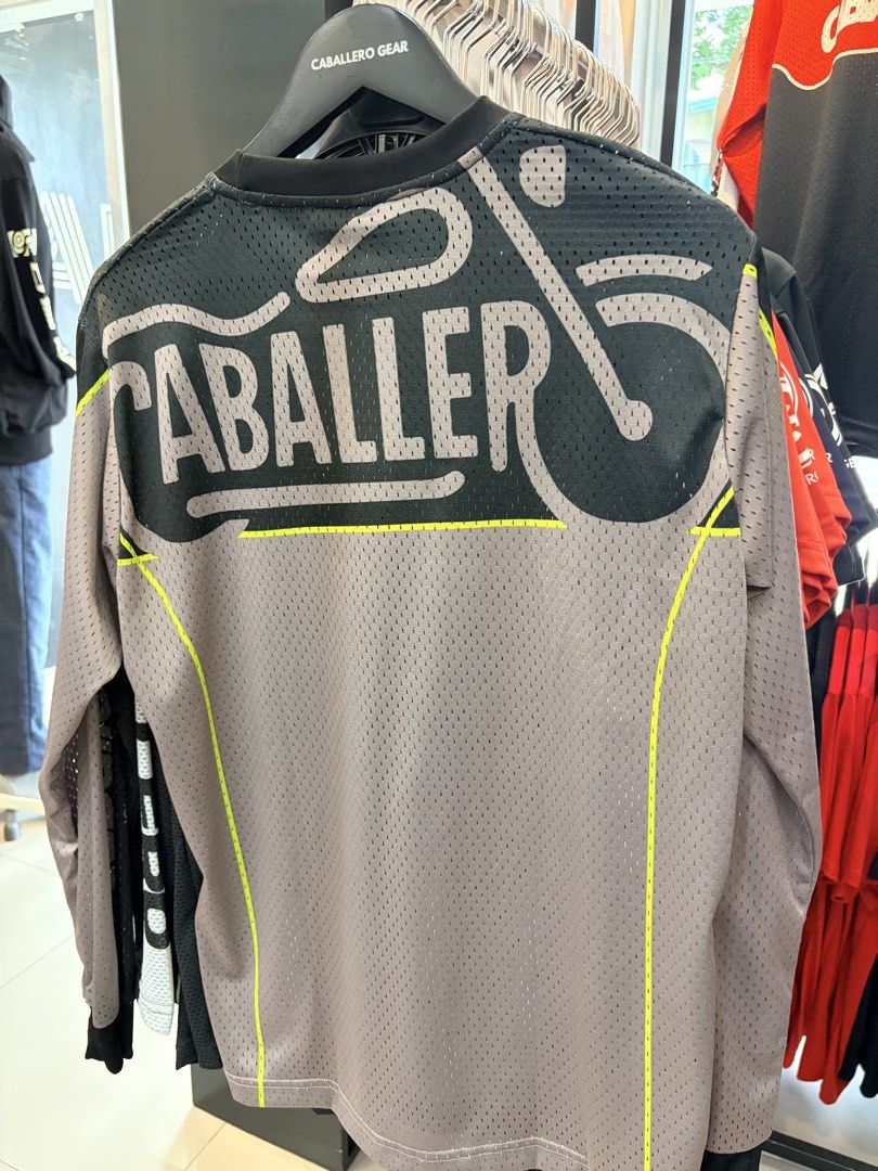 CB LONGSLEEVE BIKE GRAY (Category: Activewear) located in Manila. Submitted by beacerbito (Listing ID 1462706371, Image 2). Description: Unisex • Cotton • Caballero Design • Available in different sizes • Brand new Clean and comfortable Caballero shirt, perfect for everyday wear or riding..