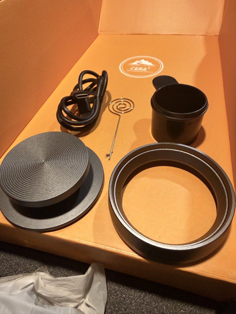 CERA+ Portable Coffee Machine Pro Version (Category: Coffee Machines & Makers) located in Quezon City. Submitted by jaxandzac (Listing ID 1462875153, Image 3). Description: - CERA+ Portable Coffee Machine (Pro Version) - Ideal for coffee on the go, travel, or office use - Includes all accessories shown in the box - USB-C charging cable included - User guide provided - Compact and easy to operate.
