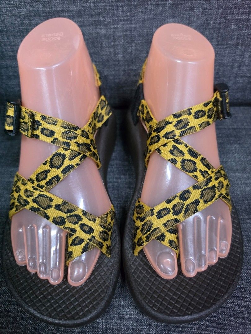 Chaco Leopard Print Strappy Sandals (Category: Flats & Sandals) located in General Trias. Submitted by roselle2230 (Listing ID 1462832107, Image 1). Description: - Fun leopard print Chaco sandals - Adjustable straps for a custom fit - Durable sole with excellent grip - Ideal for outdoor adventures and everyday casual wear - Ready for your next trip!.