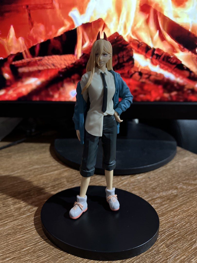 Chainsaw Man Power Figure (Category: Figurines & Statues) located in Davao. Submitted by ajonlineshop.24 (Listing ID 1462720142, Image 2). Description: - Chainsaw Man Power figure - Features her signature outfit - Stands on a black display base - Perfect addition to any Chainsaw Man fan's collection - No box included - Selling as is.