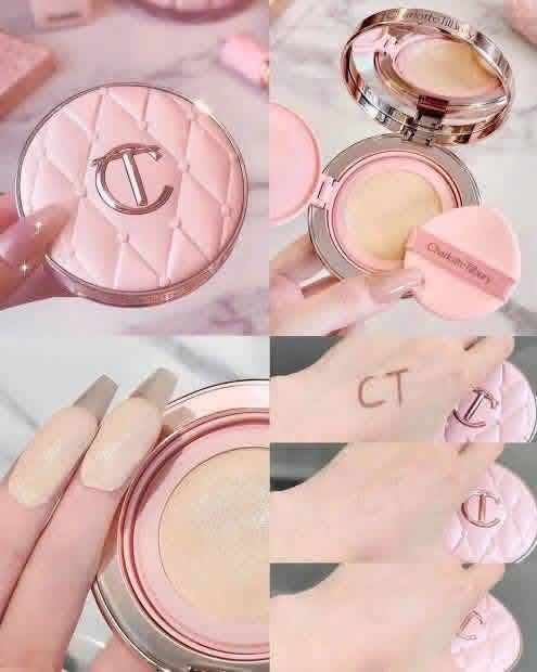 CHARLOTTE TILBURY AIRBRUSH CUSHION (Category: Makeup) located in Daet. Submitted by ecassenluxuries (Listing ID 1462794072, Image 2). Description: 📌 FIXED PRICE ALREADY ✅ All items are guaranteed 💯% AUTHENTIC ✅ Onhand ▫️Charlotte TilburyCushion Foundation ▫️ Fair 0.5N / Clair 5g ▫️Light-reflecting particles blur imperfections ▫️Creates a smooth, radiant finish ▫️Comes with a soft applicator puff ▫️Perfect for setting makeup and touch-ups 🪧STRI