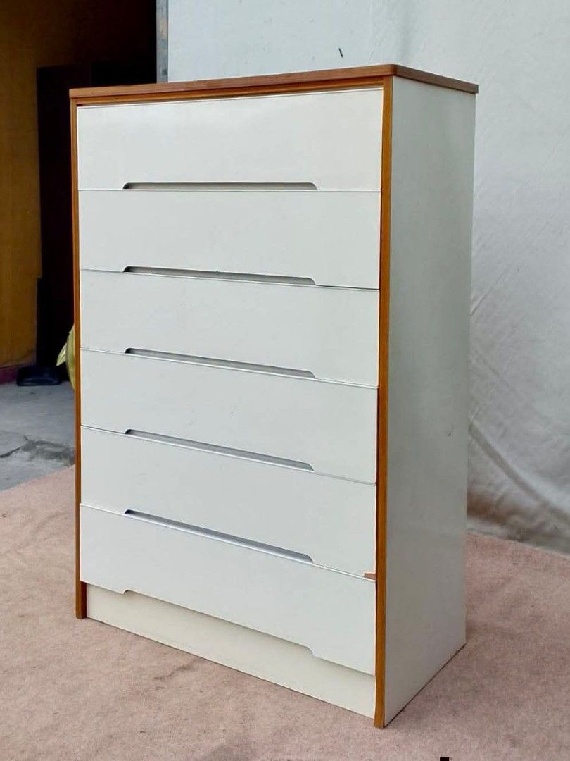Chest Drawer (Category: Shelves, Cabinets & Racks) located in Meycauayan. Submitted by marygracecasimiro (Listing ID 1462776962, Image 1). Description: Chest Drawer 35"L x 18"W x 54"H Php 8,500💜💜.