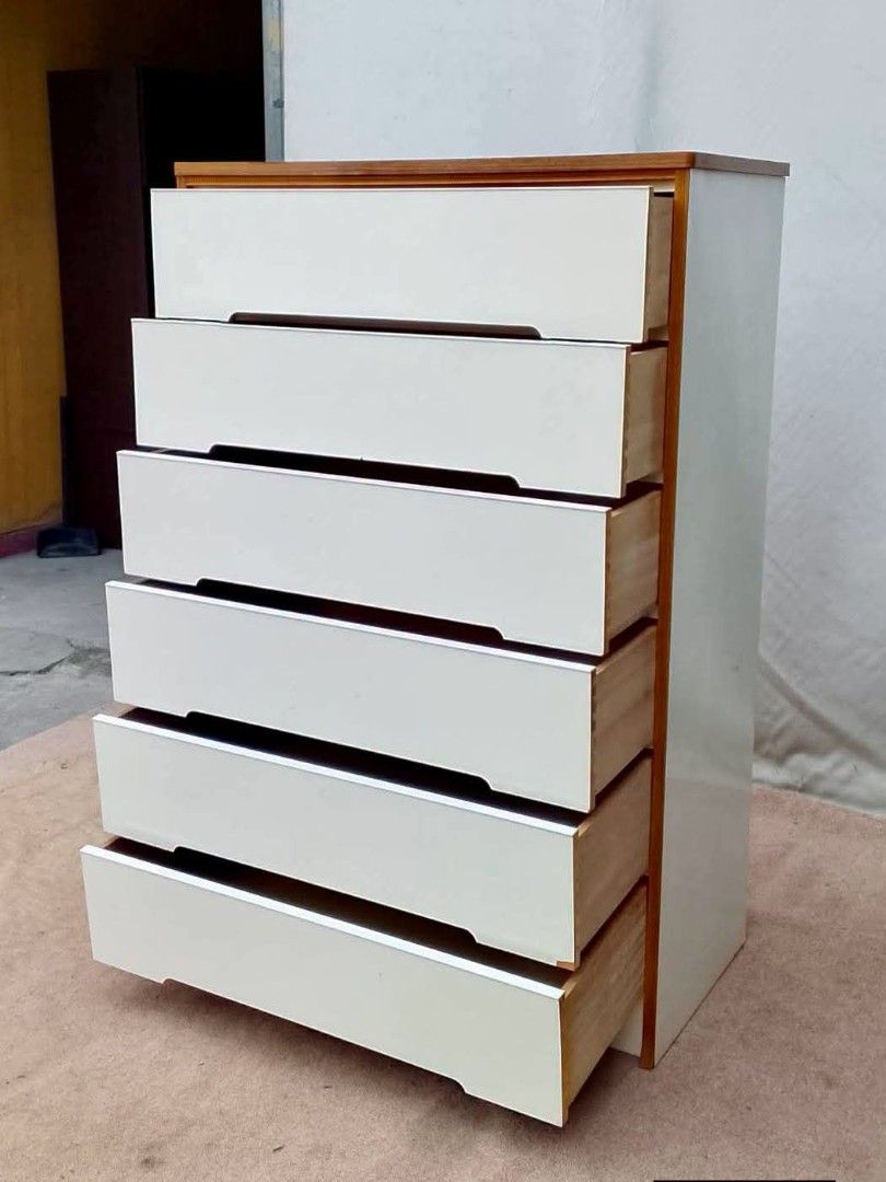 Chest Drawer (Category: Shelves, Cabinets & Racks) located in Meycauayan. Submitted by marygracecasimiro (Listing ID 1462776962, Image 3). Description: Chest Drawer 35"L x 18"W x 54"H Php 8,500💜💜.