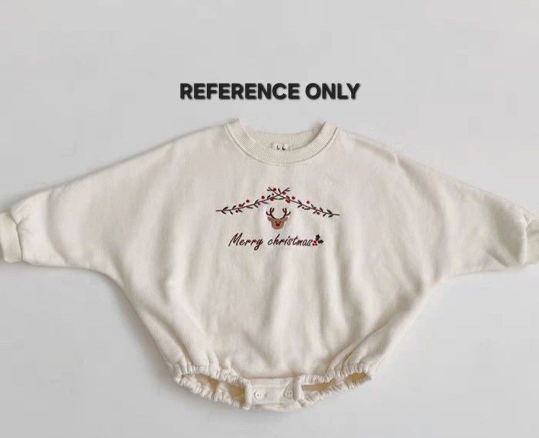Christmas Baby Romper 6-12m (Category: Babies & Kids Fashion) located in Quezon City. Submitted by theentreprenurse (Listing ID 1462720168, Image 3). Description: 𝘼𝙐𝙏𝙊 𝙋𝘼𝙎𝙎 𝙏𝙊 𝙇𝙊𝙒 𝘽𝘼𝙇𝙇𝙀𝙍𝙎 📣 ʙʀᴀɴᴅ: Hibye ꜱɪᴢᴇ: 6-12m ᴍᴏᴘ: ɢᴄᴀꜱʜ color: cream ꜱʜɪᴘᴘɪɴɢ 🛒 (NO RUSH. I'm a working momma :) ) ▪︎ꜰʟᴀꜱʜ ᴇxᴘʀᴇꜱꜱ | J&T ▪︎ʟᴀʟᴀᴍᴏᴠᴇ|ɢʀᴀʙ ~ 𝚃𝚑𝚎𝚜𝚎 𝚌𝚕𝚘𝚝𝚑𝚎𝚜 𝚊𝚛𝚎 𝚊𝚕𝚛𝚎𝚊𝚍𝚢 𝚠𝚊𝚜𝚑𝚎𝚍. 𝙺𝚒𝚗𝚍𝚕𝚢 𝚖𝚊𝚗𝚊𝚐𝚎 𝚢𝚘𝚞𝚛 𝚎𝚡𝚙