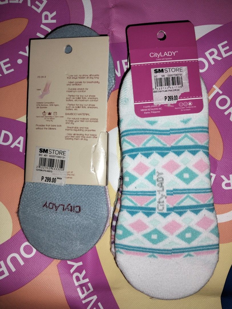 City Lady foot socks 3 pcs (Category: Socks & Tights) located in Caloocan City. Submitted by girlshopmcollection (Listing ID 1462854056, Image 2). Description: .