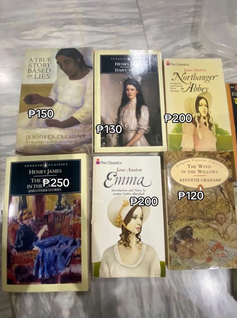 Classic books (jane austen, henry james, bronte) (Category: Storybooks) located in Alburquerque. Submitted by mail.aly (Listing ID 1462860711, Image 3). Description: price in pictures! ILOILO CITY GCASH AND JNT ONLY.