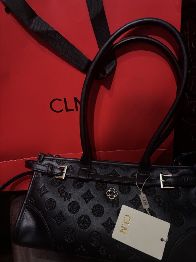 CLN black bag (Category: Shoulder Bags) located in Quezon City. Submitted by lilycrib1117 (Listing ID 1462753381, Image 1). Description: Bought last year at 2499 Never used Still with tag 📍Batasan Hills QC .