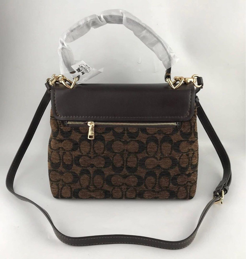 Coach satchel (Category: Cross-body Bags) located in Manila. Submitted by gff.daily_flower (Listing ID 1462700122, Image 3). Description: With tag gift receipt dustbag and paperbag.