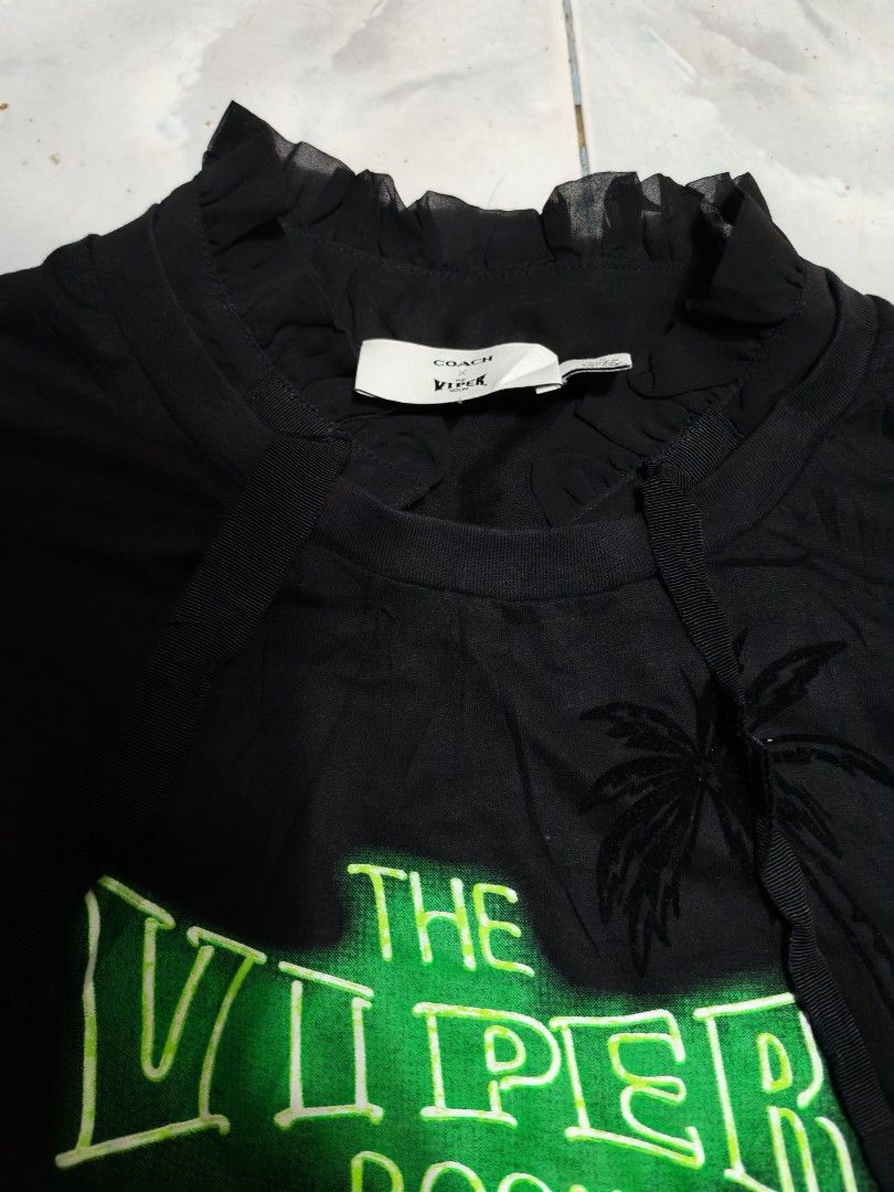 Coach X The Viper Room (Category: Blouses) located in Rizal. Submitted by jeffreyric45601 (Listing ID 1462685244, Image 2). Description: as new condition no issue womens complete tags collab with the viper room.