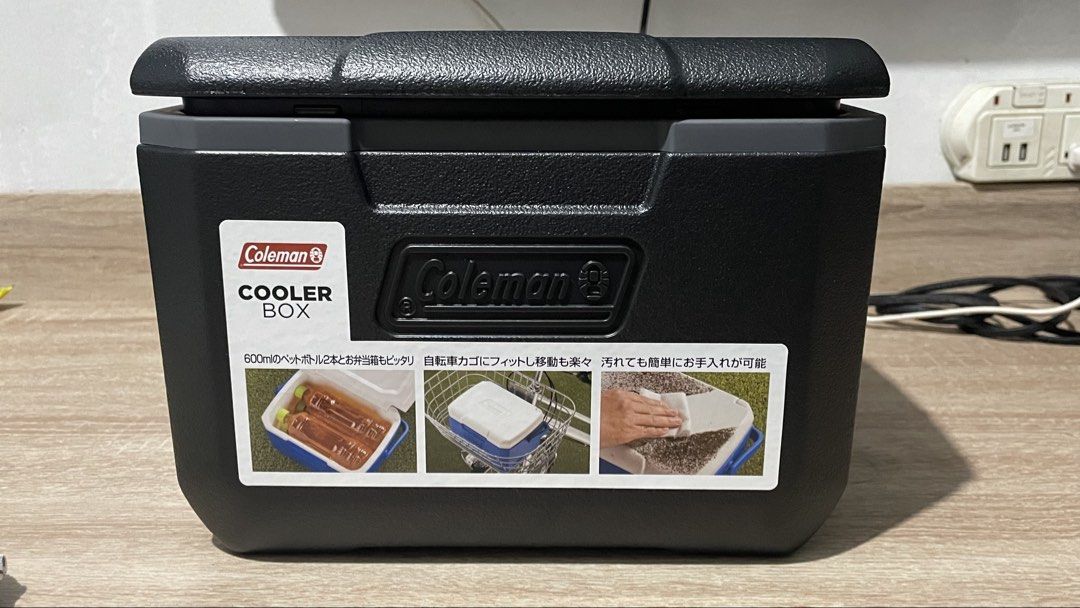 Coleman Cooler Box - Black (Category: Food Organization & Storage) located in Pasay City. Submitted by luis_rodriguez12 (Listing ID 1462831940, Image 1). Description: - Coleman Tie-6 Cooler Box (Black) - Fits 600ml bottles easily - Ideal for picnics, camping, and cycling trips - Easy to clean - Compact and easy to store - Get yours now!.