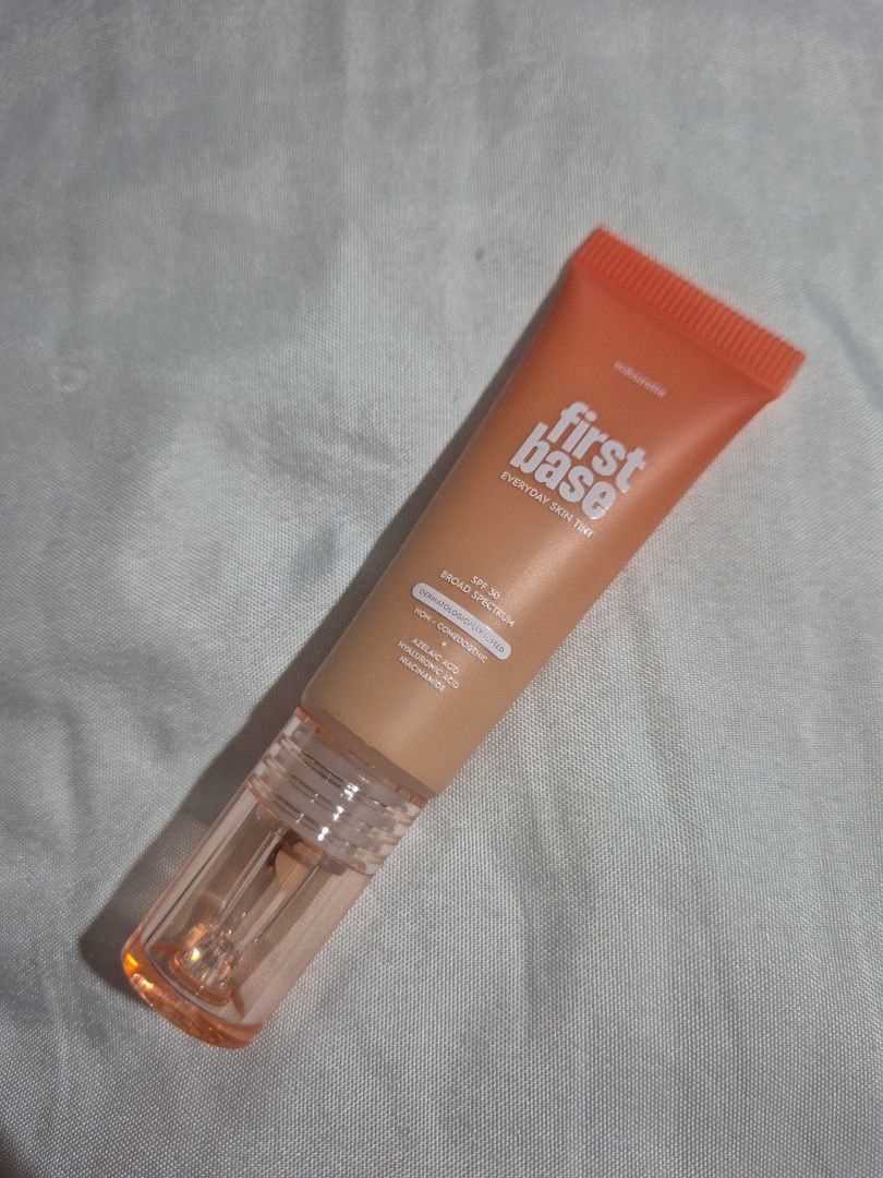 Colourette First Base Everyday Skin Tint SPF 30 (Category: Makeup) located in Malabon City. Submitted by wwhj1204 (Listing ID 1462824659, Image 1). Description: - Lightweight and hydrating skin tint - SPF 30 broad spectrum protection - Enriched with niacinamide, hyaluronic acid, and ceramides - Provides a natural, everyday finish - Perfect for daily wear - Brand new - Can provide proof of purchase - Rfs: not my shade.