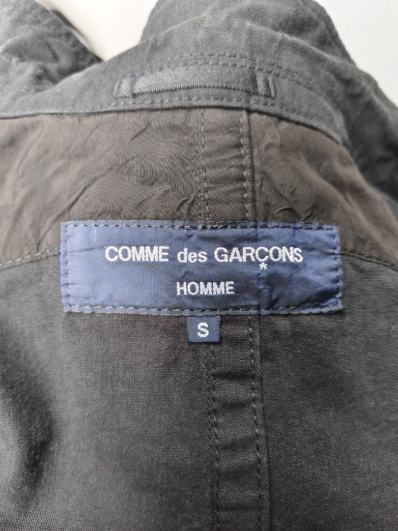 COMME DES GARCONS HOMME denim (Category: Coats, Jackets and Outerwear) located in Baguio. Submitted by archival_thrifted.ph. (Listing ID 1462761540, Image 2). Description: FOR SALE ‼️ .COMME DES GARCONS HOMME DENIM .MADE IN JAPAN 🇯🇵 .EXCELLENT CONDITION .SIZE SMALL ON TAG,CAN FIT MEDIUM .PHP 4300 PLUS SF .❌❌ COP/COD .MOP GCASH .COURIER J&T .BAGUIO AREA .DM FOR SURE BUYER TY.