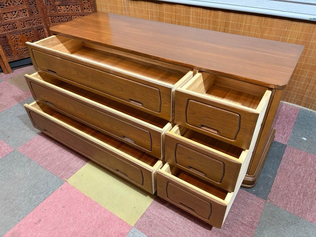 Console Drawer (Category: Shelves, Cabinets & Racks) located in Meycauayan. Submitted by marygracecasimiro (Listing ID 1462770625, Image 3). Description: Elegant Console Drawer / TV Rack upto 65inch TV SOLID WOOD!!! NAPAKAGANDA!!! AMBIGAT!!! Price : 12,500 ✅ *SEE VIDEO COMMENT 58L x 19W x 26H inches In VERY good condition ♥️.