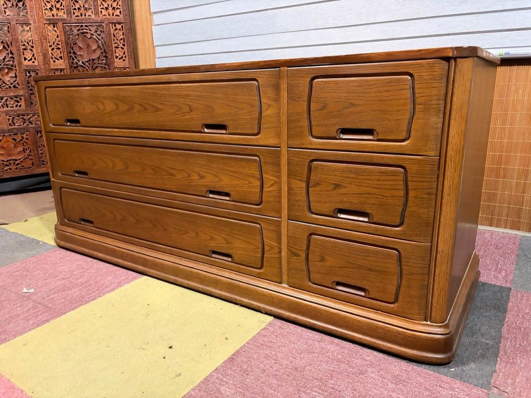Console Drawer (Category: Shelves, Cabinets & Racks) located in Meycauayan. Submitted by marygracecasimiro (Listing ID 1462770625, Image 2). Description: Elegant Console Drawer / TV Rack upto 65inch TV SOLID WOOD!!! NAPAKAGANDA!!! AMBIGAT!!! Price : 12,500 ✅ *SEE VIDEO COMMENT 58L x 19W x 26H inches In VERY good condition ♥️.