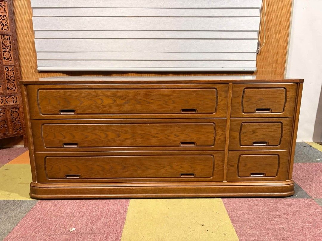 Console Drawer (Category: Shelves, Cabinets & Racks) located in Meycauayan. Submitted by marygracecasimiro (Listing ID 1462770625, Image 1). Description: Elegant Console Drawer / TV Rack upto 65inch TV SOLID WOOD!!! NAPAKAGANDA!!! AMBIGAT!!! Price : 12,500 ✅ *SEE VIDEO COMMENT 58L x 19W x 26H inches In VERY good condition ♥️.