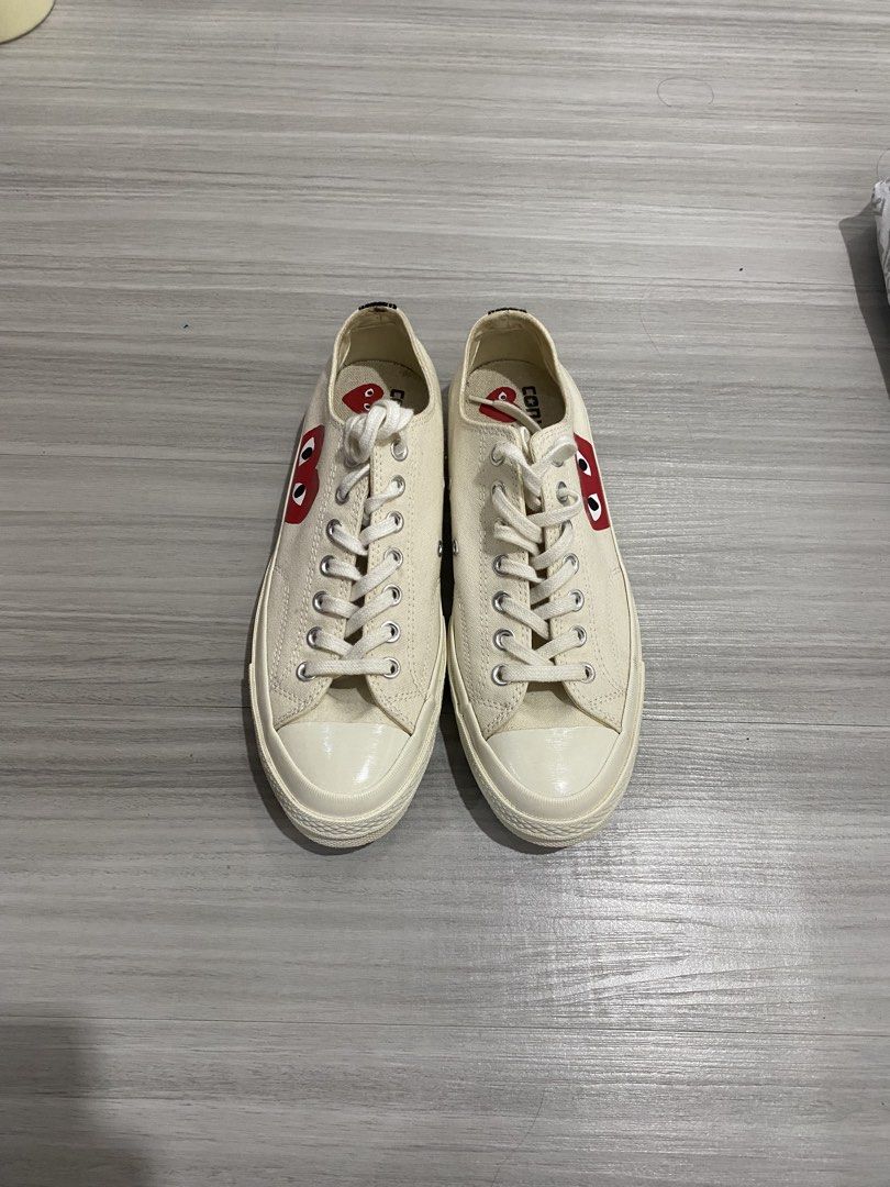 Converse x cdg play (Category: Casual Shoes) located in Manila. Submitted by vizcarrach03925 (Listing ID 1462797339, Image 2). Description: .