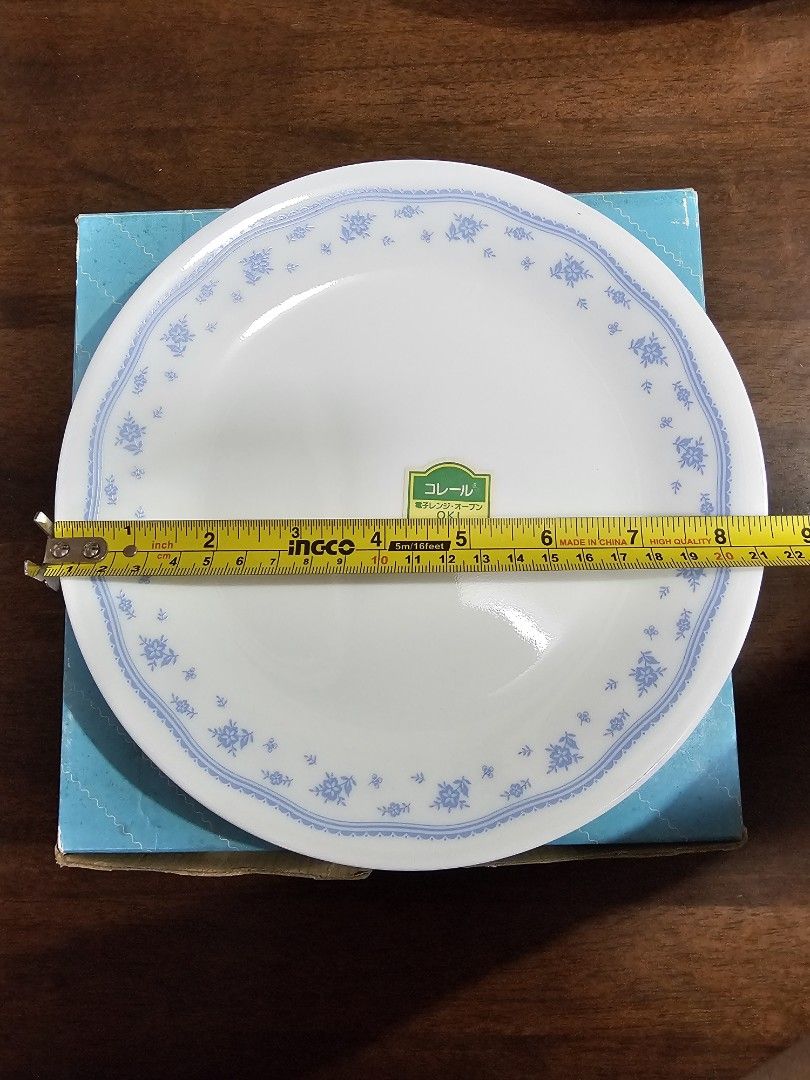 SALE❗CORELLE Morning Blue Salad Plates - 5 pcs (Category: Dinnerware & Cutlery) located in Quezon City. Submitted by senyoramaria (Listing ID 1462783017, Image 3). Description: CORELLE Morning Blue Salad or Luncheon Plates 8.5 inches in diameter Selling as set. 5 pcs Brandnew with box. Php2000❗.
