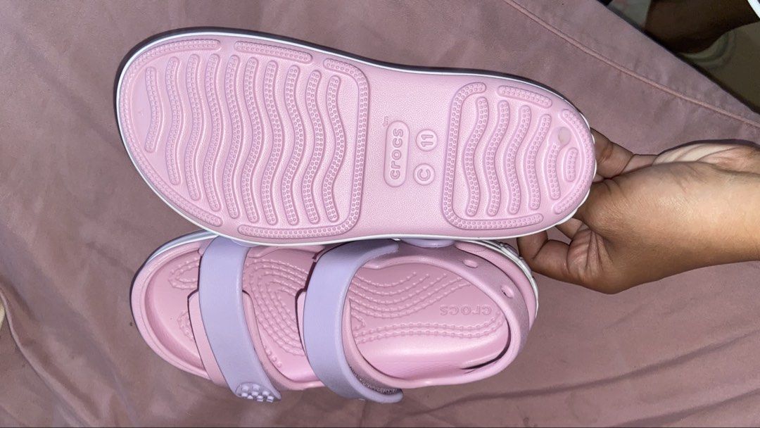 Crocs Sandals (Category: Babies & Kids Fashion) located in Surallah. Submitted by psycheapparel (Listing ID 1462728600, Image 2). Description: Selling this ORIGINAL Toddler Crocband Cruiser Sandal in Ballerina Lavender for a very low price. BRAND NEW!! RFS: hindi kasya kay Baby..