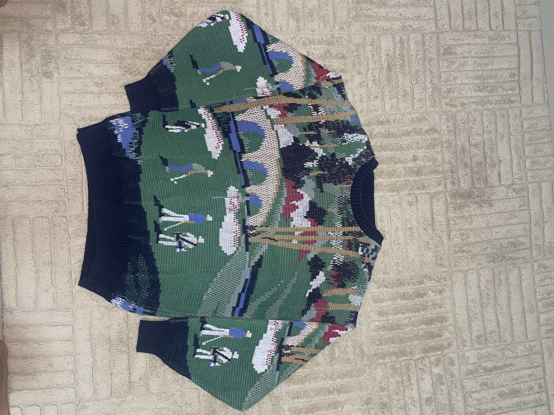 Crossings Art Knit Sweater (Category: Coats, Jackets and Outerwear) located in Batangas. Submitted by constantine.archives (Listing ID 1462708296, Image 3). Description: Art Golf Knit Sweater.